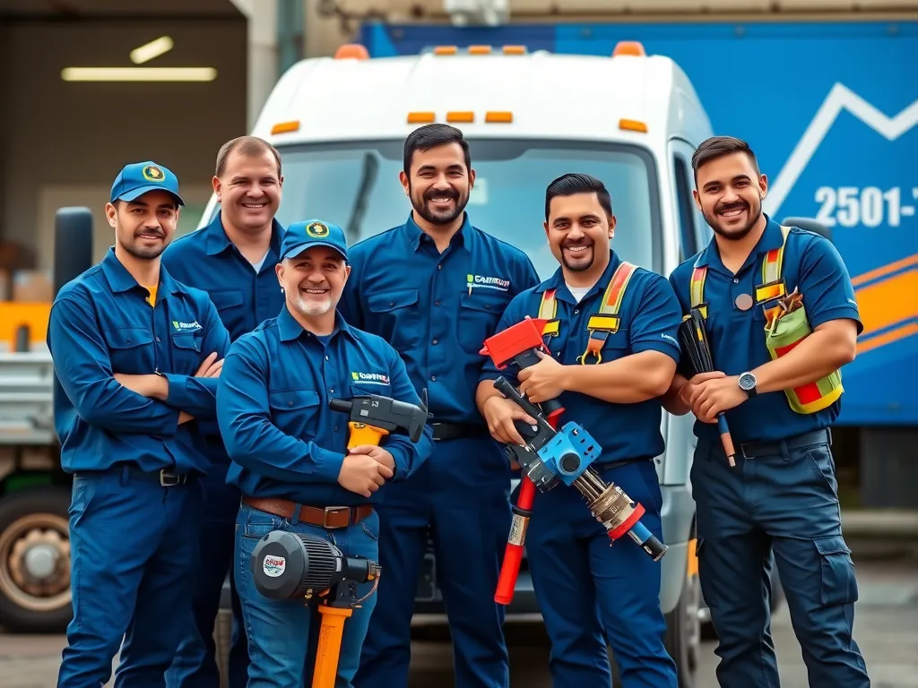 Equipo Profesional de Plomería DBA Vidal Service